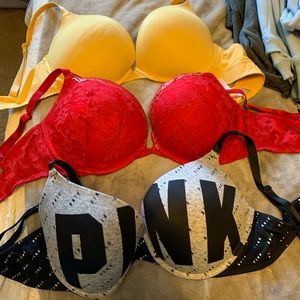 3 Victoria Secret bras